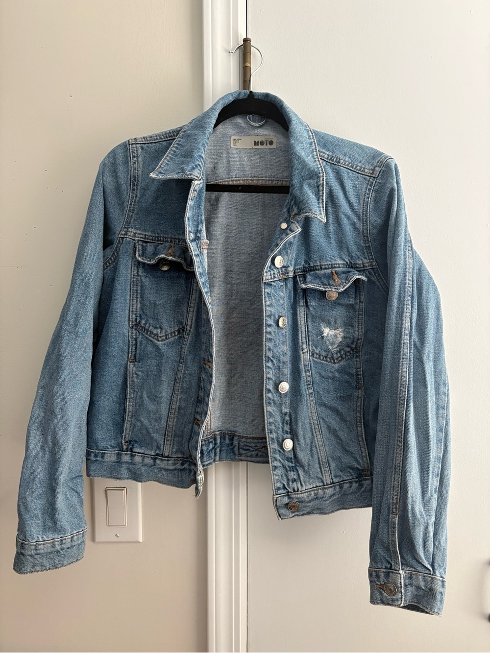 TopShop Light Blue Denim Jacket